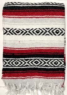 Red Heavy Duty Mexican Blanket