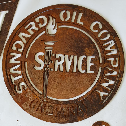 Standard Oil Laser Cut