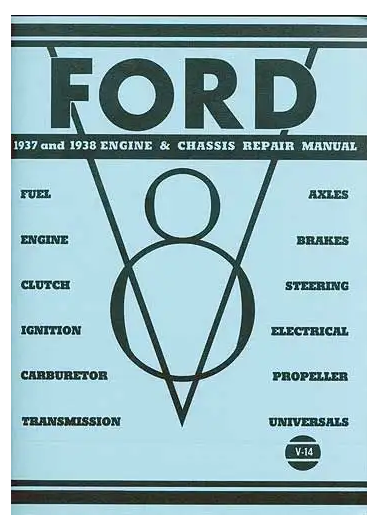 1937 & 1938 Ford Engine & Chassis Repair Manual