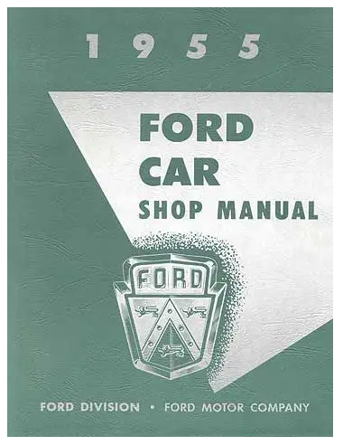 1955 Ford Car Shop Manual