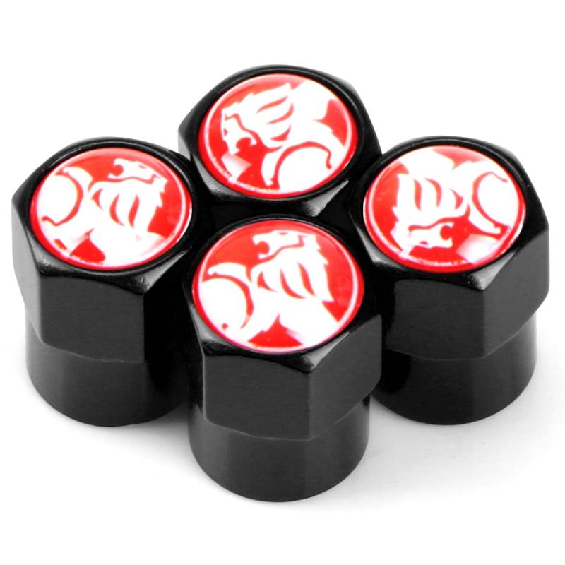 Holden Lion Valve Caps - Black
