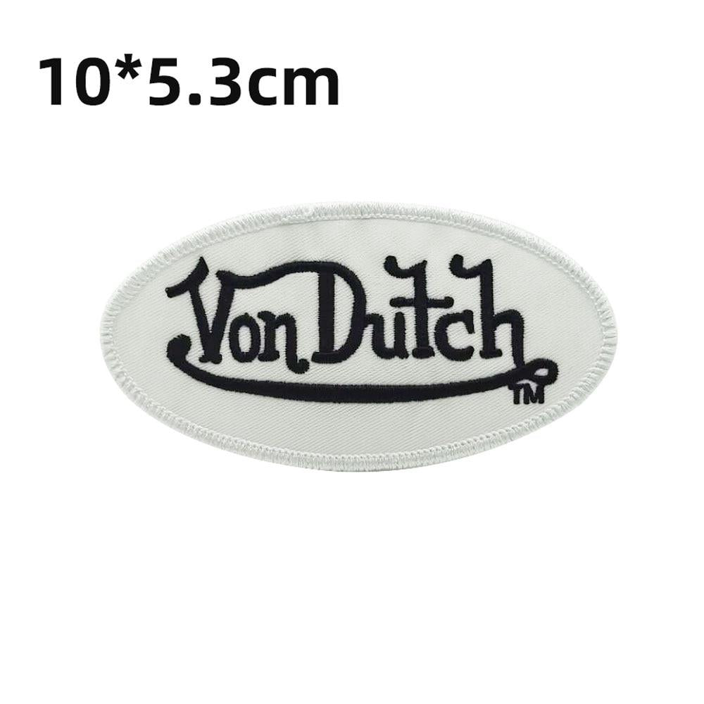 Von Dutch Embroidery Motif - black