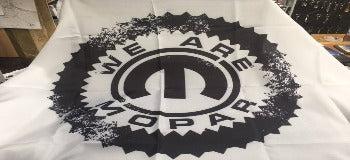 We Are Mopar White Flag