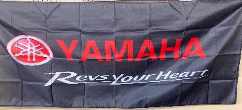 Yamaha Revs Your Heart Black Flag