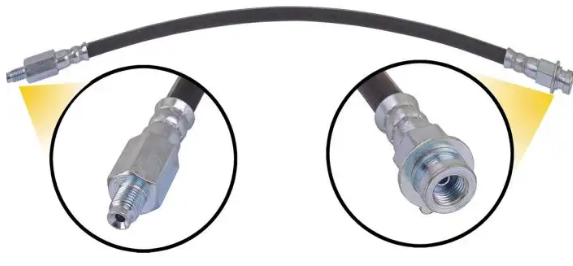 B7AZ-2078 Brake Hose Front & or Rear 1957-66