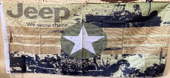 Jeep We Were There Flag