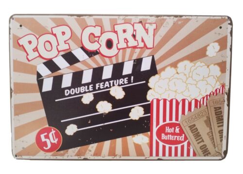 Pop Corn Tin Sign