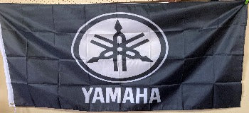 Yamaha Black Crest Flag